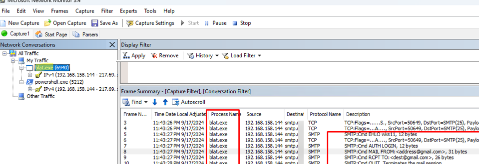 Dump the traffic in Network Monitor to identify the process initiating the outgoing connection.