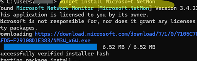 Install Microsoft Network Monitor 3.4 on Windows