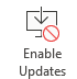 enable ms office auto update