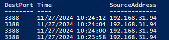 Parsing Firewall logs with PowerShell