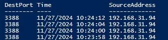 Parsing Firewall logs with PowerShell