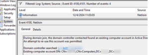 AD Domain Join: Computer Account Re-use Blocked | Windows OS Hub