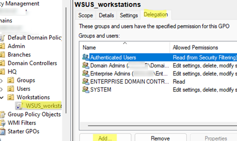 How to exclude a specific user or group from GPO