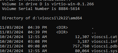 list driver directory