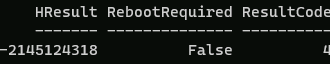 HResult -2145124318 when Remove WindowsUpdate 