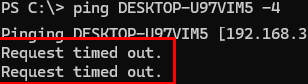 Windows computer blocks ICMP ping requests
