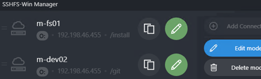  SSHFS-Win-Manager - map remote directories over SSH