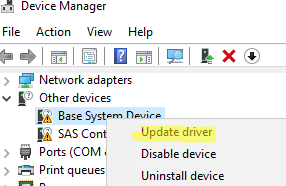Automatically update driver using the Device Manager