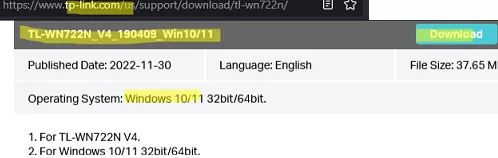 download device drivers from vendor website