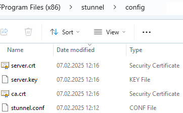 generate stunnel certificates