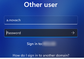 sign-in Windows domain without a password