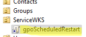 Create GPO to schedule auto restart