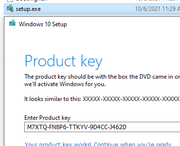 use LTSC Enterprise GVLK product key 