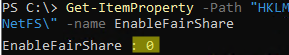 EnableFairShare - registry option on Windows Server RDS