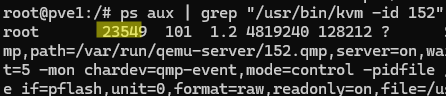 get VMID from ps