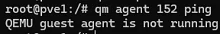 qm agent 152 ping 
