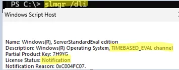 slmgr /dli - check Windows activation status