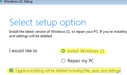 Clean Windows 11 installation
