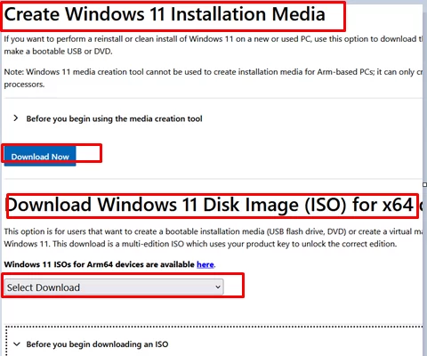 Download Windows 11 Media Creation Tool