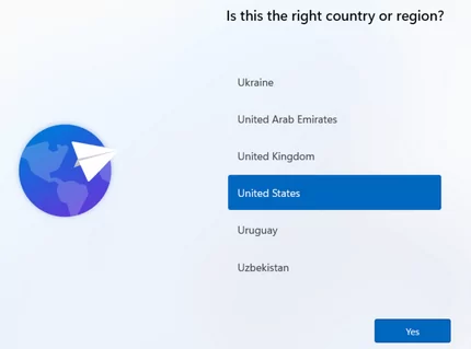 Select your country/region