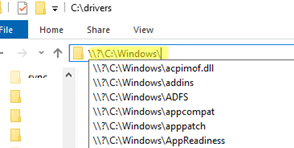 Use extended-length paths with a prefix