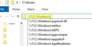 Use extended-length paths with a prefix