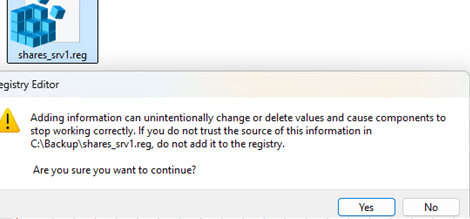 import REG file into registry