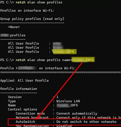 netsh wlan set - enable autoswitch