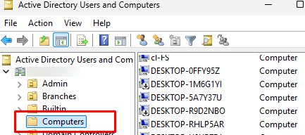 Default Computers OU in AD