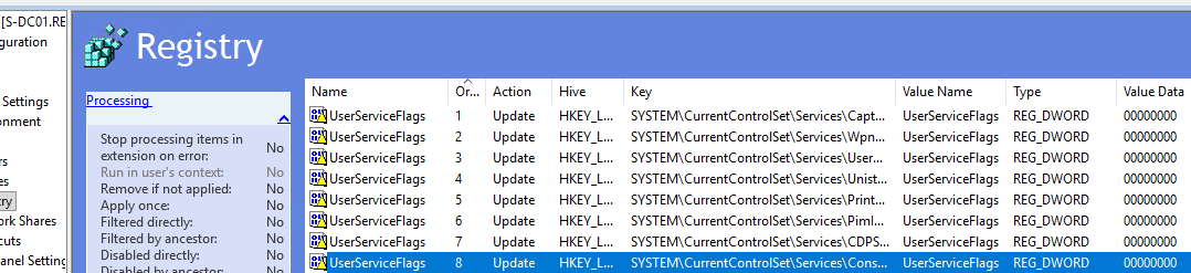 Disable per-user service via GPO
