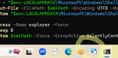 Pin an app to taskbar using PowerShell script