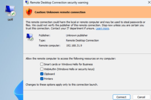 Security Warnings When Opening RDP Files in Windows 11 | Windows OS Hub