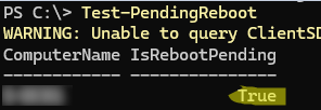 Test-PendingReboot - PowerShell cmdlet