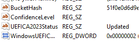 UEFICA2023Status registry key - updated