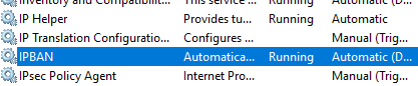 Install the IPBAN service