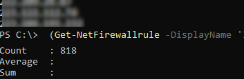 list blocked IPs in firewall