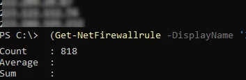 list blocked IPs in firewall