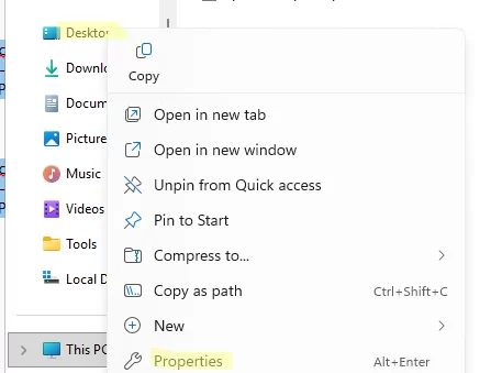 Prevent saving files to Desktop in Windows
