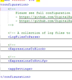 XML file with IPban settings