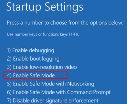 Boot Windows into Safe Mode