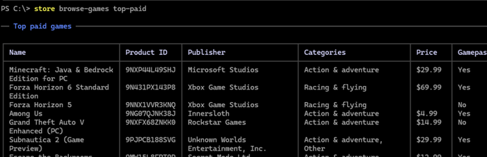 store browse-games top-paid