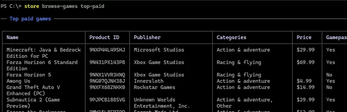 store browse-games top-paid