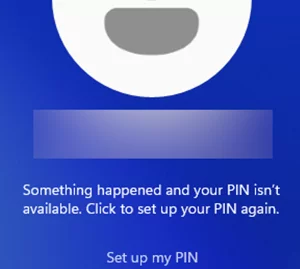 Something happened and your PIN isn't available on Windows 11