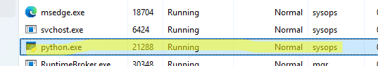 Scheduled task now run with normal priority