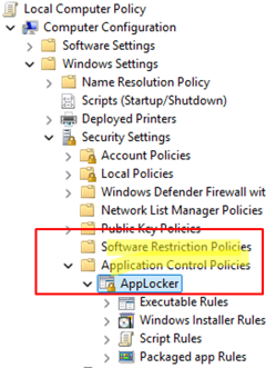 Software Restriction Policies can prevent CMD from running