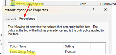 SRP rule is configured in Local Group Policy