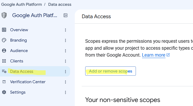 Google Drive Data Access