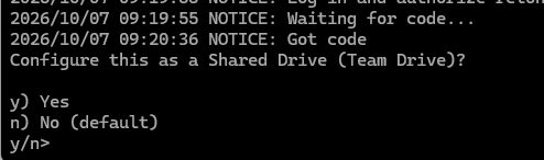 Shared Drive (Team Drive) mode